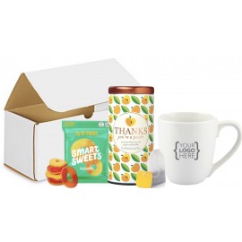 You're A Peach Thank You Tea and Mug Mailer with Logo  You