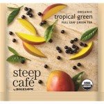 Tropical Green Organic Tea with Logo