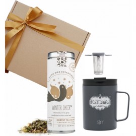 Logo Branded Flying Bird Loose Leaf Tea Gift Set