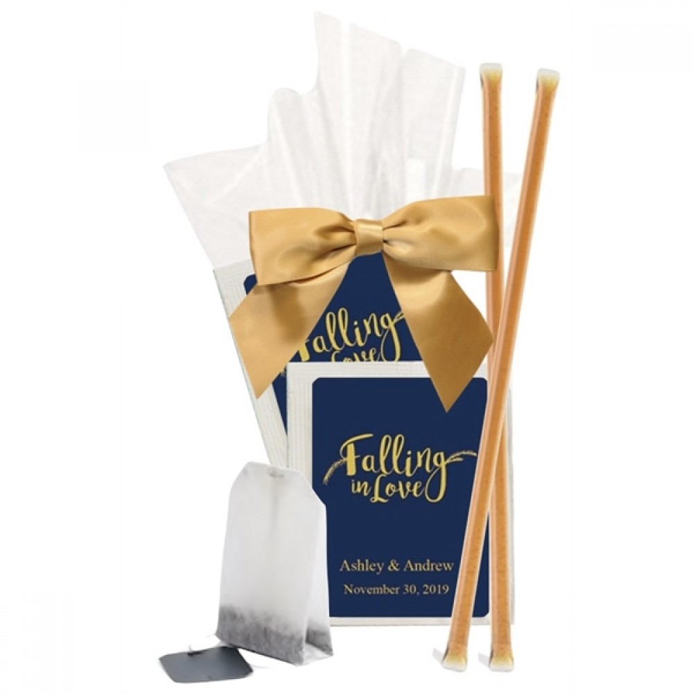 Promotional Custom Tea Bags with Honey Sticks