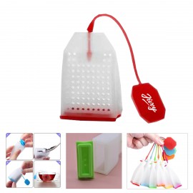 Logo Branded Silicone Tea Bag Strainer Filter  Logo Branded Silicone Tea Bag Strainer Filter