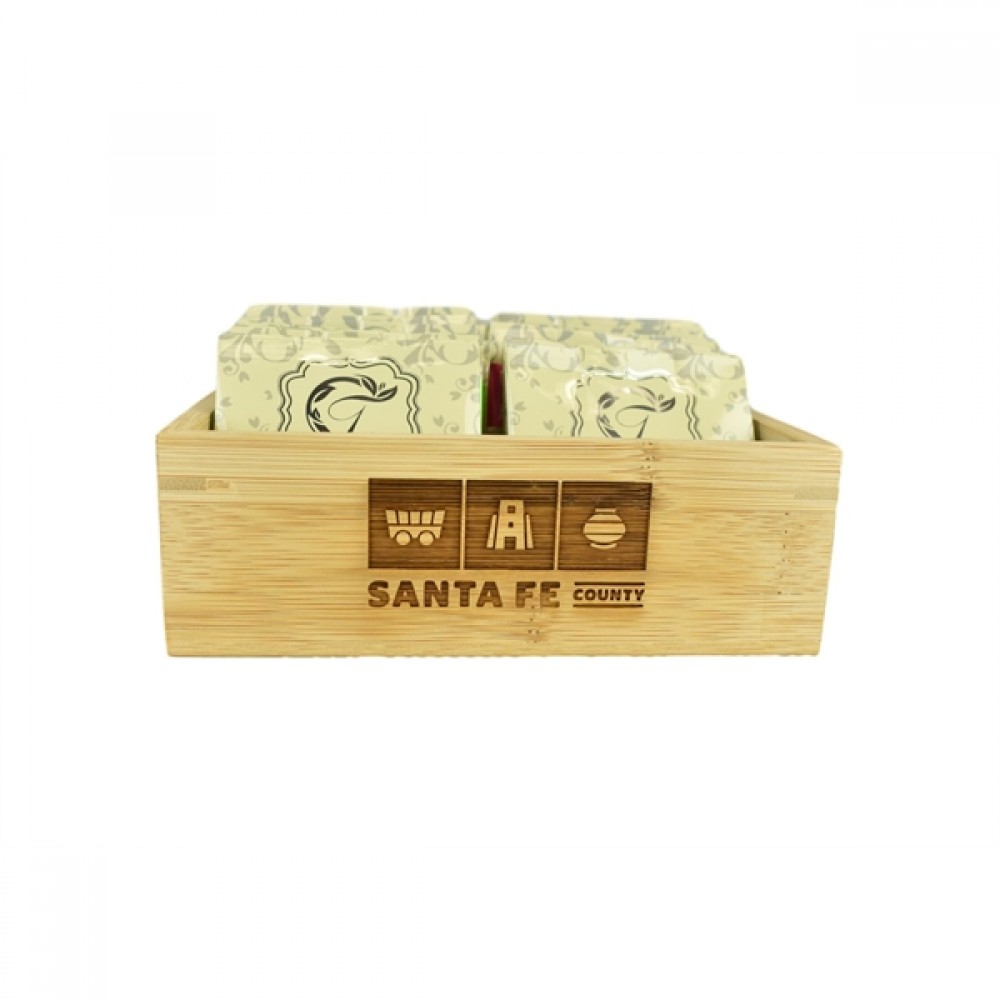 Bamboo Tea Bag Holder Custom Imprinted Bamboo Tea Bag Holder Custom Imprinted