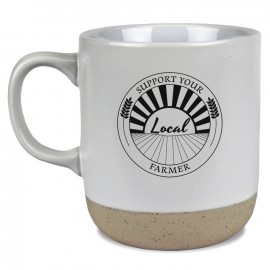 17 Oz. Adobe Ceramic Mug with Logo