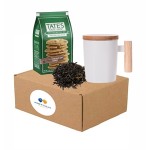 Tea Gift Kit With Rishi Tea, Ceramic Mug And Cookies with Logo
