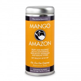 Tea Can Company Mango Amazon Tall Tin with Logo