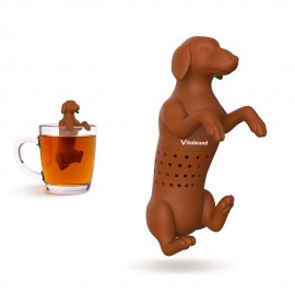 Custom Hot Dog Tea Infuser,Silicone Sausage Dog Tea Strainer