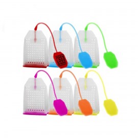 Logo Branded Silicone Tea Infuser Bags w/ Logo  Logo Branded Silicone Tea Infuser Bags w/ Logo