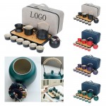 Ceramic Tea Set with Logo