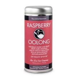 Tea Can Company Raspberry Oolong Tall Tin with Logo