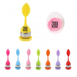 Logo Branded Leaf Shaped Silicone Tea Infuser w/ Logo  Logo Branded Leaf Shaped Silicone Tea Infuser w/ Logo