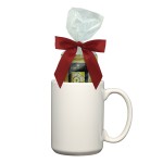 15 Oz. Customizable Full-Color Mug with Tea Bags with Logo