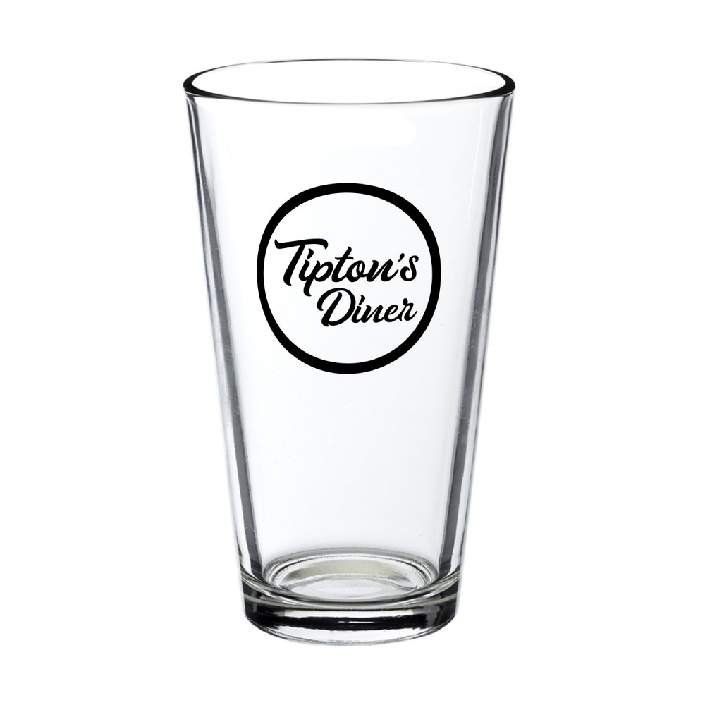 16 oz. ARC Pint Glasses w/ 1 Color Imprint Custom Printed