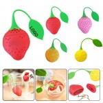 Silicone Fruit Shaped Tea Infuser with Logo