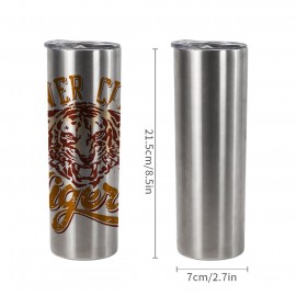 20oz 18/8 Stainless Steel Double Walled Drinking Tumbler Custom Imprinted