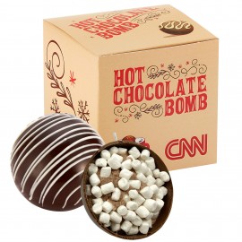 Personalized Hot Chocolate Bomb Gift Box - Original Flavor - Classic Dark