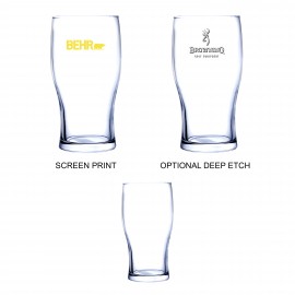 20 Oz. Pilsner Selection Tulip Beer Glass (Screen Printed) Logo Branded