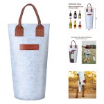 Wine Tote Padded Single Bottle Carrier Bag Custom Imprinted