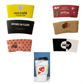 Custom Printed Coffee Cup Sleeve  Custom Printed Coffee Cup Sleeve