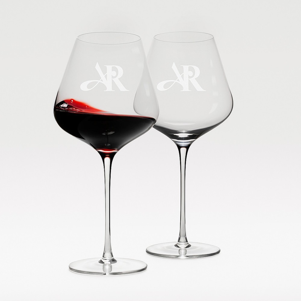 Balthazar Oversized Wine Glasses Custom Printed