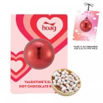 Valentine's Day Hot Chocolate Bomb Billboard Card - White Chocolate Logo Branded