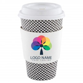 Custom White Coffee Sleeves Custom Print