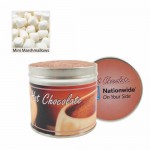 Logo Branded Large Gourmet Hot Chocolate Tin with Mini Marshmallows