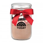 Hot Chocolate Kit in Mason Jar Custom Imprinted