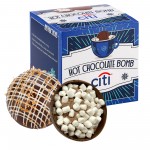 Custom Printed Hot Chocolate Bomb Gift Box - Deluxe Flavor - Dark Chocolate Crystal