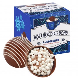 Hot Chocolate Bomb Gift Box - Original Flavor - Classic Milk with Logo