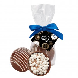 Logo Branded New Years Hot Chocolate Bomb Mug Stuffer - Original Flavor - Classic Milk