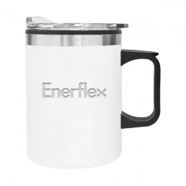 14 oz Coffee Mug Double Wall With Handle with Logo