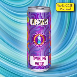 Custom Printed 12 Oz. Custom Labeled Sparkling Water