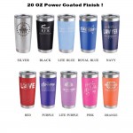 Promotional 20 oz Stainless Steel Laserable Double wall Tumbler