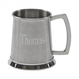 Stainless Steel Matte Tankard , 4.5" H Logo Branded  Stainless Steel Matte Tankard , 4.5" H Logo Branded