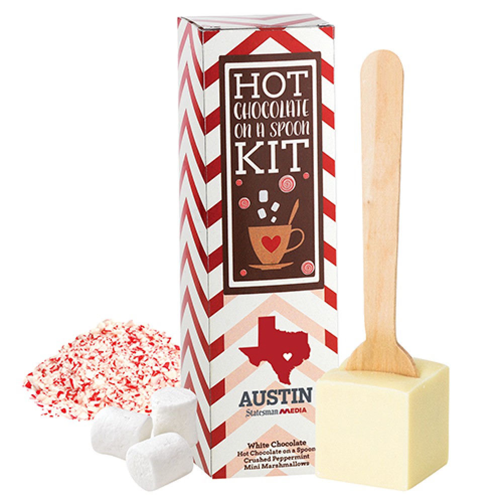 Promotional Hot Chocolate on a Spoon Kit (White Chocolate)