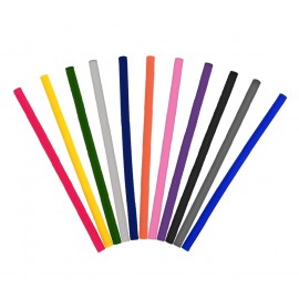 Logo Branded Straight Silicone Straw