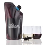 Vapur Govino Wandervino Wine Collection 2 Glass Set Custom Imprinted