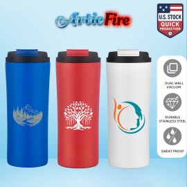 ArticFire 21oz SS Thermal Bottle with Dual Use Lid Logo Branded