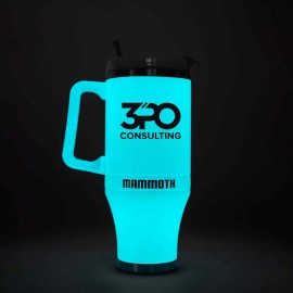 Promotional Mammoth Ascent 40 Oz Tumbler - Glow In The Dark