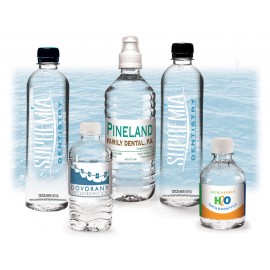 Custom Imprinted 16.9 Oz. Tall Cylinder Bullet Custom Label Bottled Water