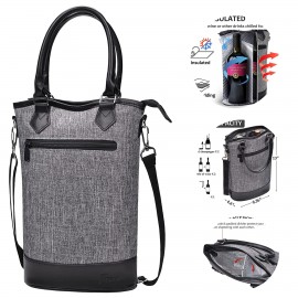 Custom Printed Wine Traveler Tote Bag  Custom Printed Wine Traveler Tote Bag