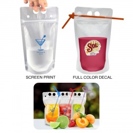 17 Oz. Drink Pouch Custom Printed