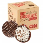 Custom Imprinted Hot Chocolate Bomb Gift Box - Grand Flavor - Cookies & Cream