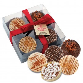 Hot Chocolate Bomb Gift Box - Grand Flavor - 4 Pack Custom Printed