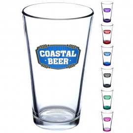 Custom Imprinted My Favorite Pint Glass (Thick Base Version)  Custom Imprinted My Favorite Pint Glass (Thick Base Version)