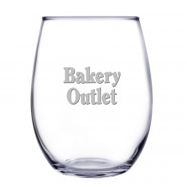 Custom Imprinted 21 Oz. Stemless White Wine Glass (Deep Etch)