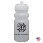 20 Oz. USA-Made Frost Bike Bottle with Push/Pull Lid Logo Branded