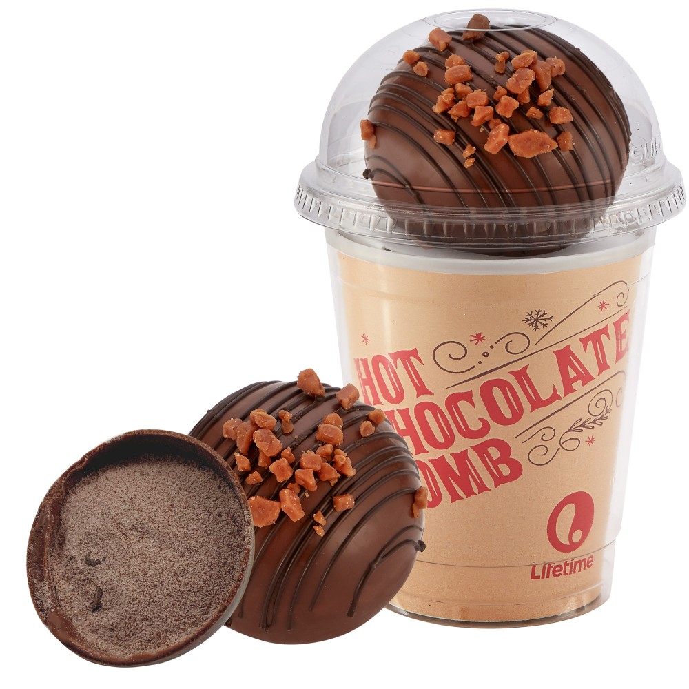 Hot Chocolate Bomb Cup Kit - Grand Flavor - Toffee Mocha Logo Branded