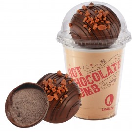 Hot Chocolate Bomb Cup Kit - Grand Flavor - Toffee Mocha with Logo  Hot Chocolate Bomb Cup Kit - Grand Flavor - Toffee Mocha with Logo