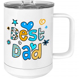 Custom Imprinted Sublimatable Full Color Photo Mug 15 Oz White Vacuum insulation w/ slider lid.  Custom Imprinted Sublimatable Full Color Photo Mug 15 Oz White Vacuum insulation w/ slider lid.